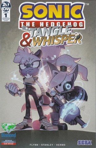 Sonic the Hedgehog: Tangle & Whisper 001 (July 2019) (Diamond Retailor Exclusive cover)