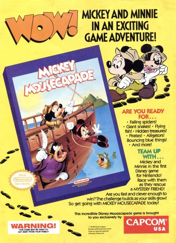 Mickey Mousecapade (October 1990)