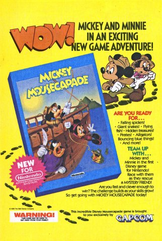 Mickey Mousecapade (July 1989)