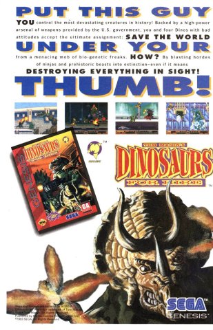 Dinosaurs For Hire (February 1994)