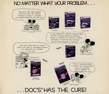 Doc's Cleaning Kit and AC Adapter (1991)