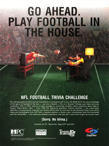 NFL Football Trivia Challenge (January 1995)