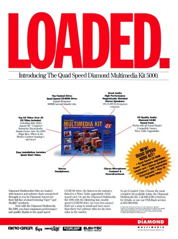 Diamond Multimedia Kit 5000 (January 1995)