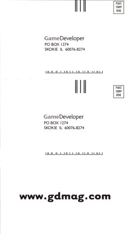 Game Developer subscription cards (August 2002) 01