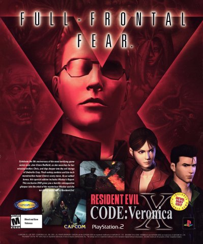 Resident Evil Code: Veronica X (August 2001)