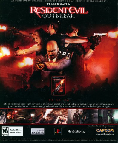 Resident Evil Outbreak (April 2004)