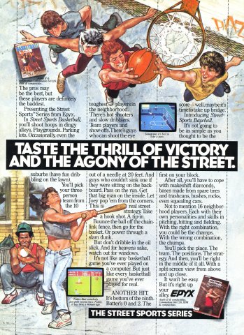 Street Sports Baseball (November 1987)