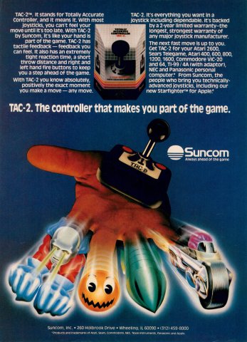 Suncom TAC-2 joystick (1984)