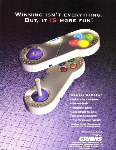 Gravis Gamepad controller (February 1994)