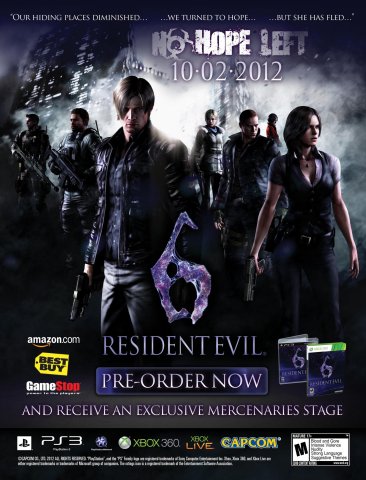 Resident Evil 6 (November 2012)