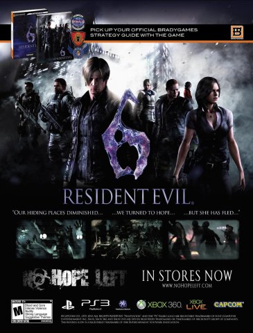 Resident Evil 6 (December 2012)