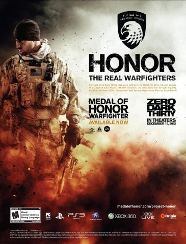 Medal of Honor: Warfighter Project Honor promotion (December 2012)