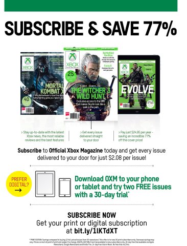 Official Xbox Magazine subscription (April 2015)