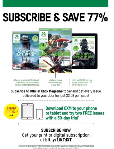 Official Xbox Magazine subscriptions (August 2015)