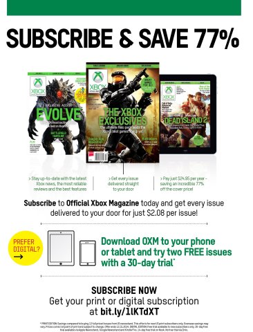 Official Xbox Magazine subscriptions (December 2014)