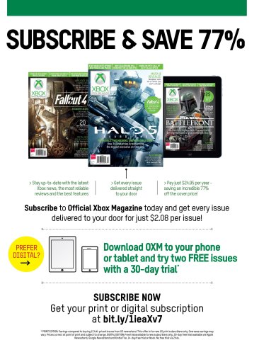 Official Xbox Magazine subscriptions (December 2015)