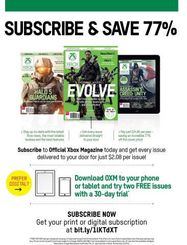 Official Xbox Magazine subscriptions (February 2015)