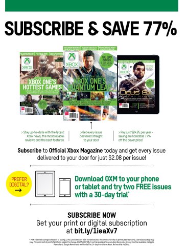 Official Xbox Magazine subscriptions (February 2016)