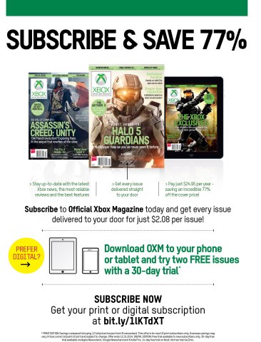 Official Xbox Magazine subscriptions (January 2015)