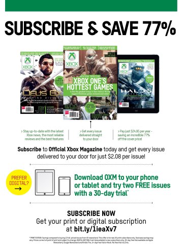 Official Xbox Magazine subscriptions (January 2016)