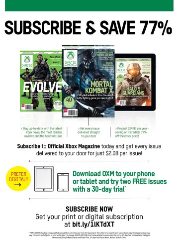 Official Xbox Magazine subscriptions (March 2015)