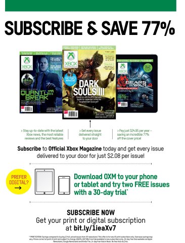 Official Xbox Magazine subscriptions (May 2016)