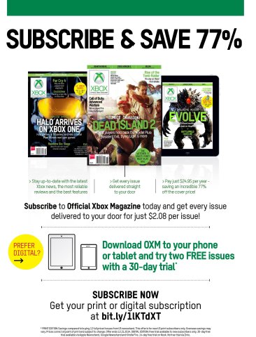 Official Xbox Magazine subscriptions (November 2014)