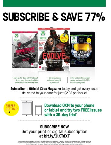 Official Xbox Magazine subscriptions (October 2014)