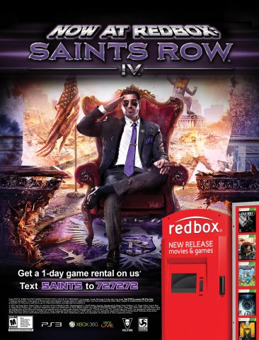 Redbox game rentals (October 2013)