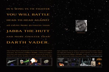 Star Wars: X-Wing vs. TIE Fighter (August 1997)