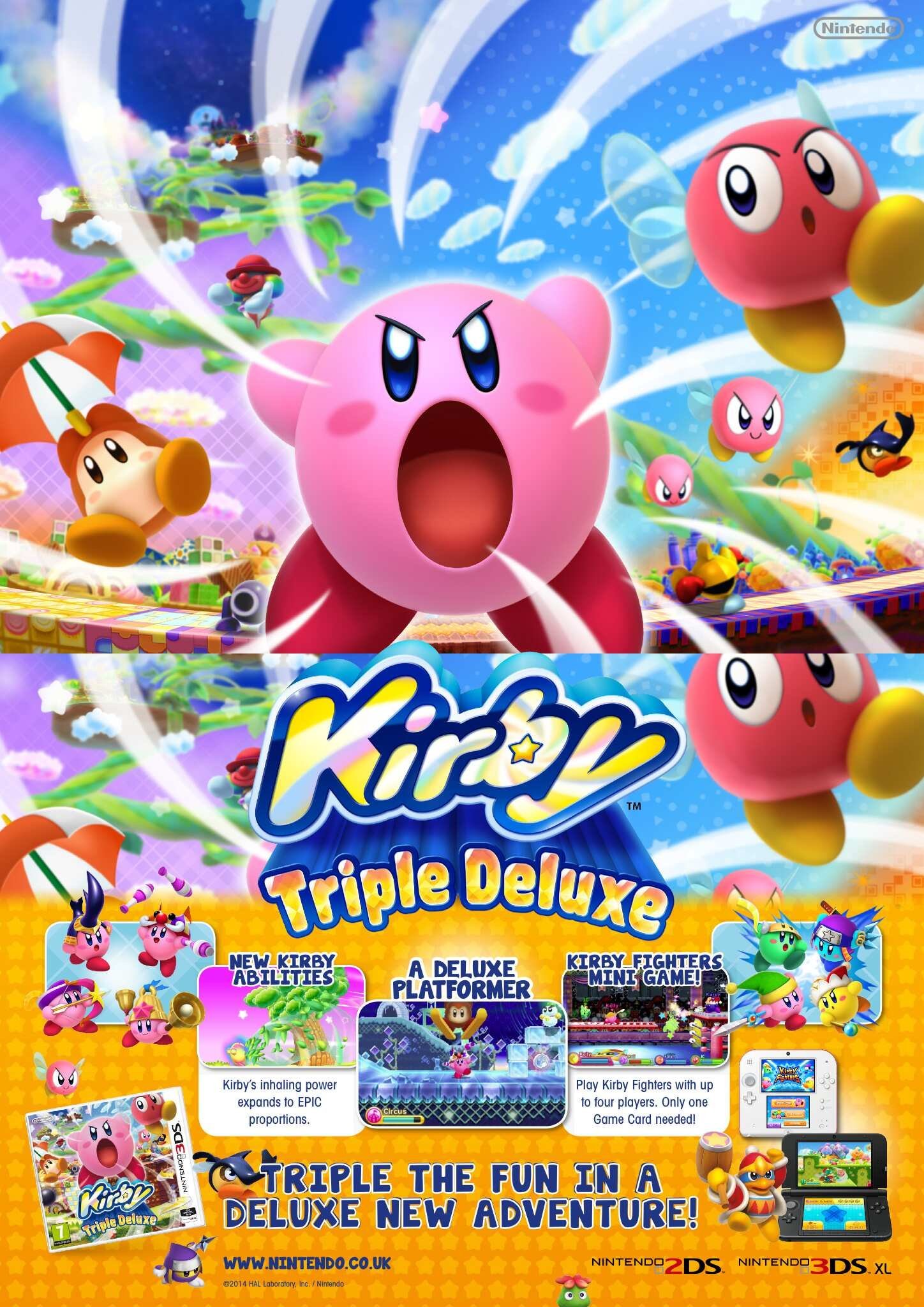 Kirby: Triple Deluxe (May 2014) (UK)