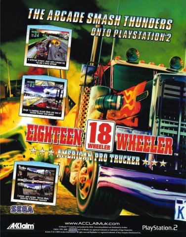 18 Wheeler American Pro Trucker (December 2001) (UK)