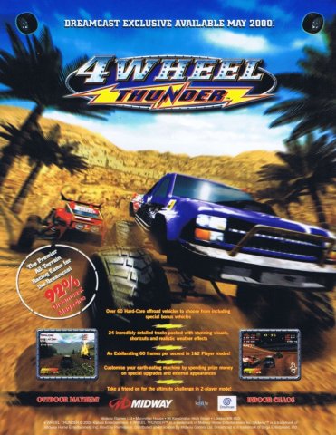 4 Wheel Thunder (June 2000) (UK)