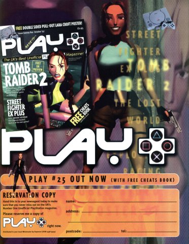 Play magazine reservation form (October 1997) (UK)