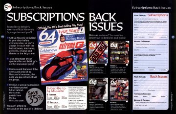 64 Magazine subscriptions & back issues (October 1997) (UK)