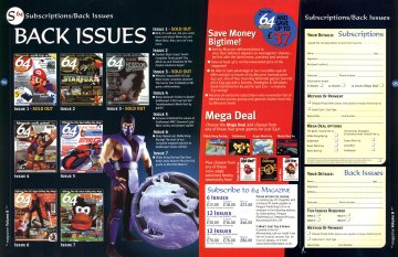 64 Magazine subscriptions & back issues (January 1998)