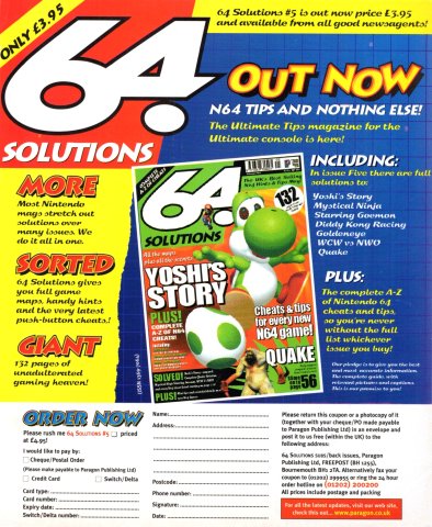 64 Solutions Issue 5 ad (August 1998) (UK)