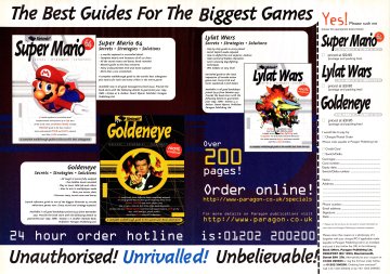 Lylat Wars (Star Fox 64), Goldeneye 007, Super Mario 64 guides (December 1997) (UK)