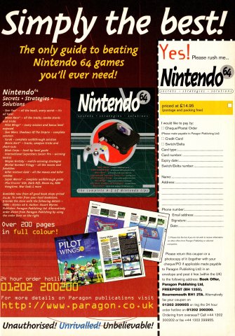 Nintendo 64 Secrets Strategies Solutions guide (December 1997) (UK)