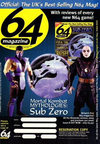 64 Magazine issue 8 (December 1997) (UK)