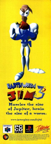 Earthworm Jim 3D (August 1998) (UK)