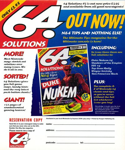 64 Solutions issue 3 ad (April 1998) (UK)