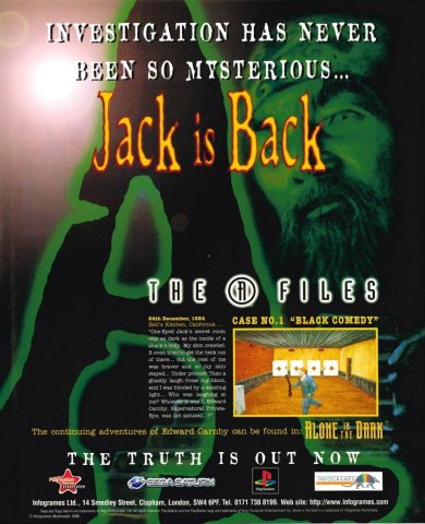 Alone in the Dark: Jack Is Back (June 1996) (UK)