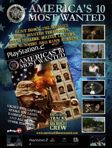 America's 10 Most Wanted (June 2004) (UK)