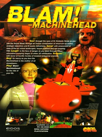 Blam! Machinehead (August 1996) (UK)