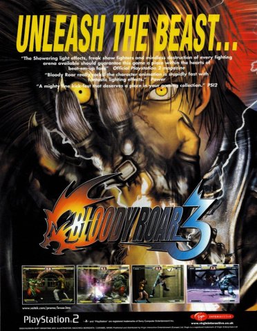 Bloody Roar 3 (August 2001) (UK)