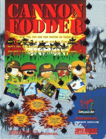 Cannon Fodder (March 1995) (UK)