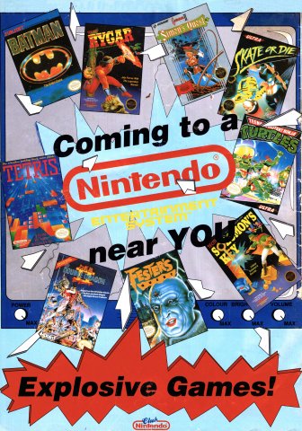 Club Nintendo multi-ad (1990) (UK)