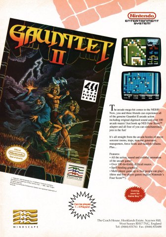 Gauntlet II (August 1991) (UK)