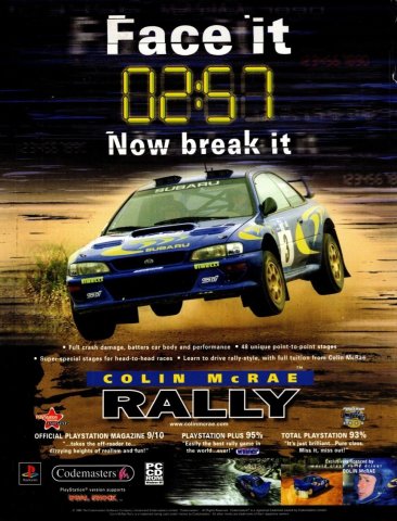 Colin McRae Rally (July 1998) (UK)